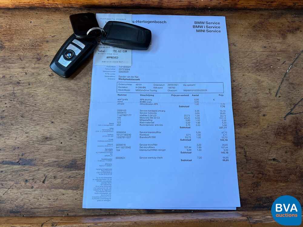 BMW M550 xDrive M-Sport 5er Touring 381PS 2013, H-398-BN.