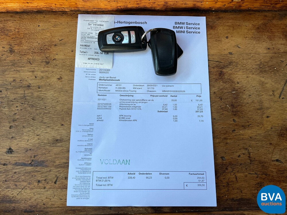 BMW M550 xDrive M-Sport 5er Touring 381PS 2013, H-398-BN.