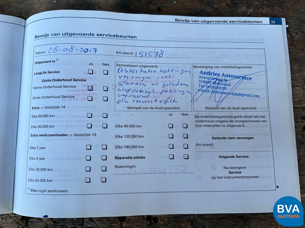 Audi S44.2 V8 Quattro ProLine 344PS 2005 -Org. NL-, 97-RB-XH.