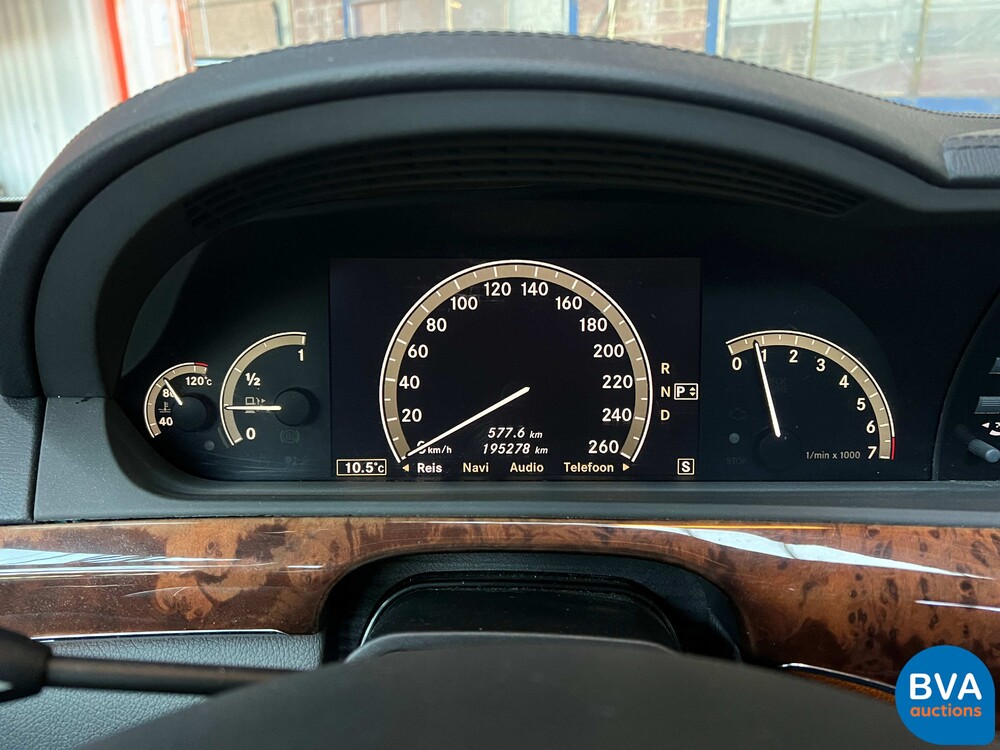 Mercedes-Benz S500 Lang 387pk S-Klasse W221 2005 -Org. NL-, 79-RT-VG.