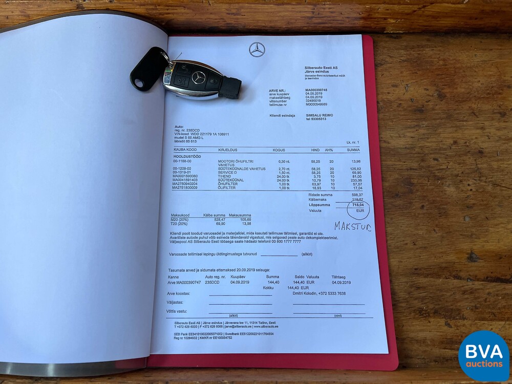 Mercedes S65 AMG Lang DESIGNO 6.0 V12 612pk S-Klasse 2007 -YOUNGTIMER-