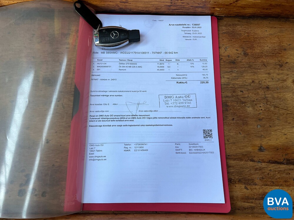 Mercedes S65 AMG Lang DESIGNO 6.0 V12 612pk S-Klasse 2007 -YOUNGTIMER-