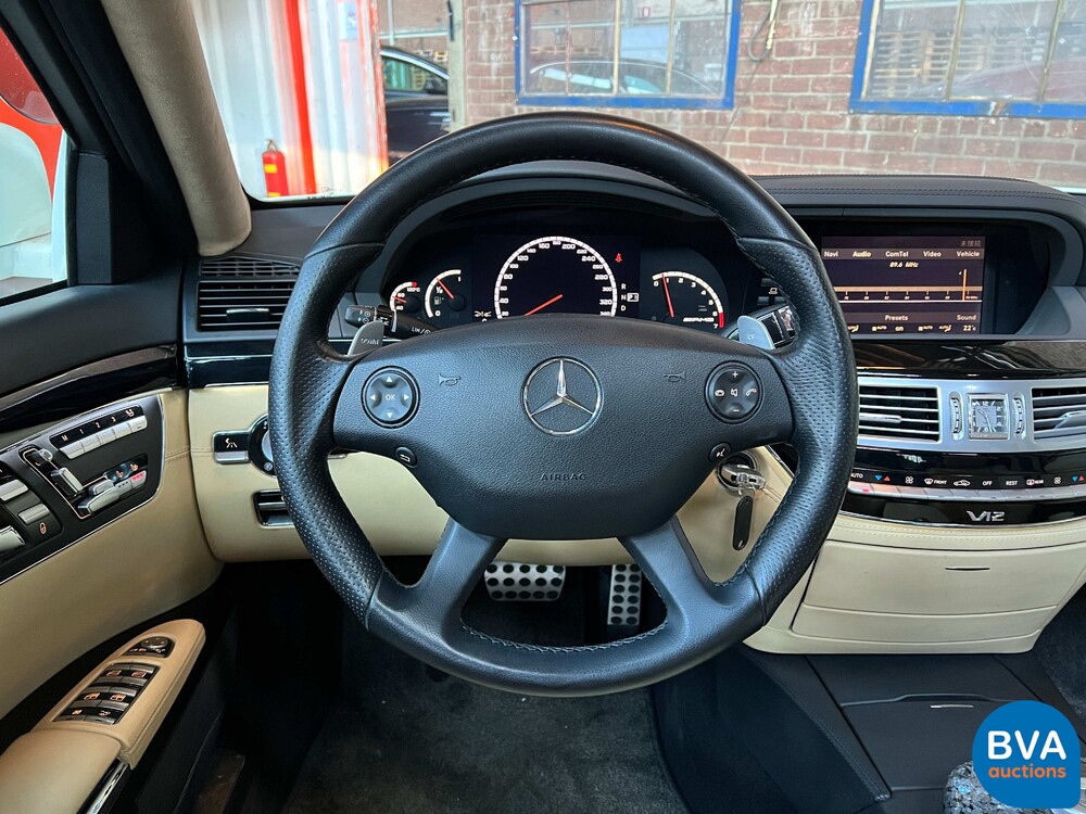 Mercedes S65 AMG Lang DESIGNO 6.0 V12 612pk S-Klasse 2007 -YOUNGTIMER-