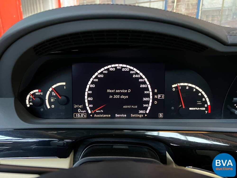 Mercedes S65 AMG Lang DESIGNO 6.0 V12 612pk S-Klasse 2007 -YOUNGTIMER-