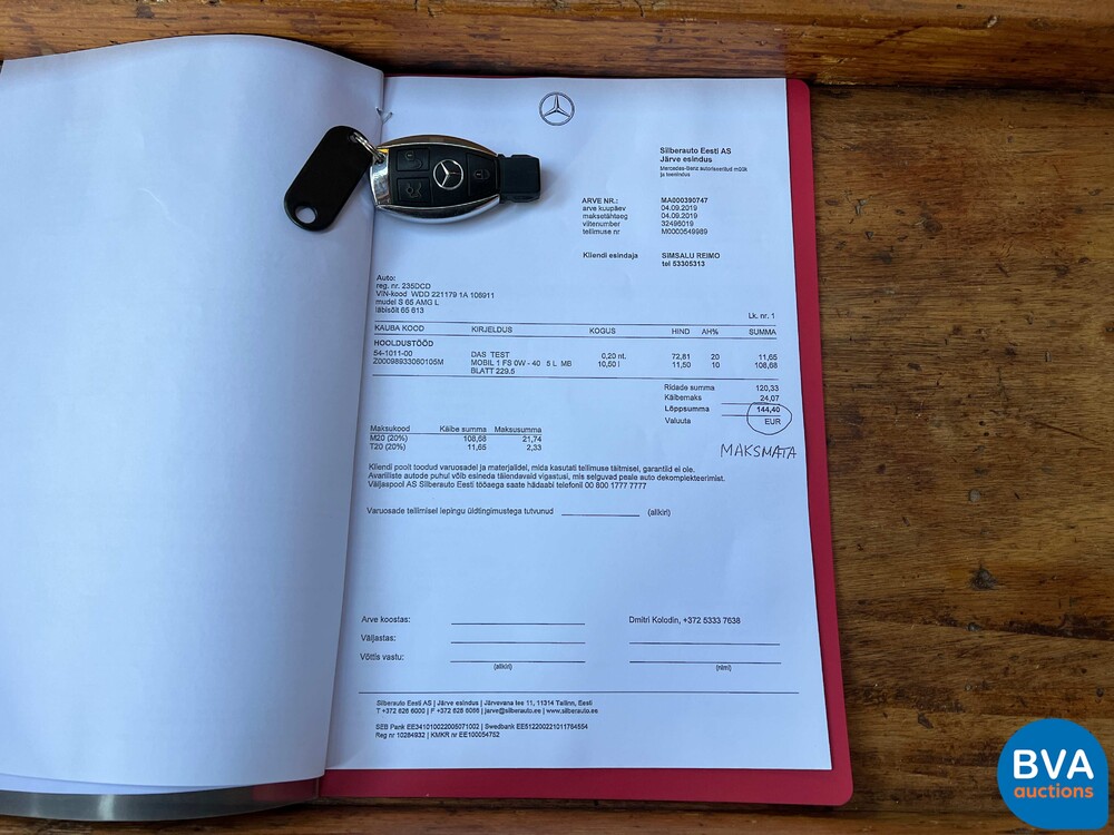 Mercedes S65 AMG Lang DESIGNO 6.0 V12 612pk S-Klasse 2007 -YOUNGTIMER-