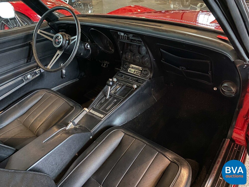 Chevrolet Corvette C3 Convertible Chrome Bumper 210hp 1970.