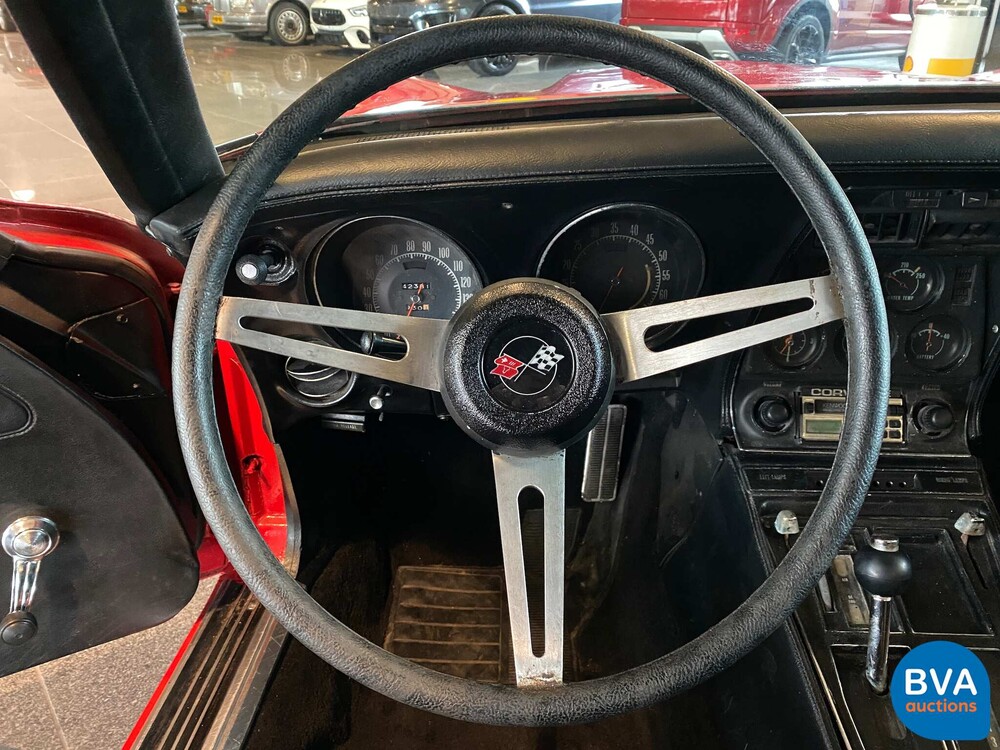 Chevrolet Corvette C3 Convertible Chrome Bumper 210hp 1970.