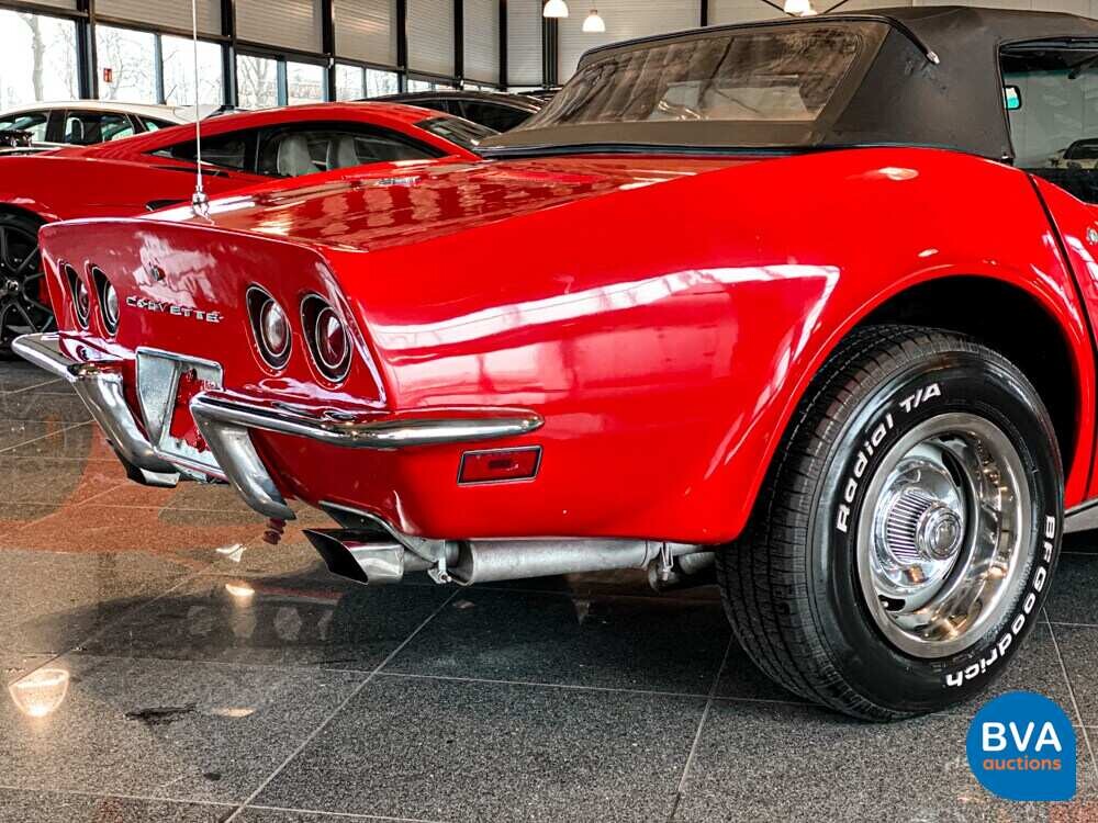 Chevrolet Corvette C3 Convertible Chrome Bumper 210hp 1970.