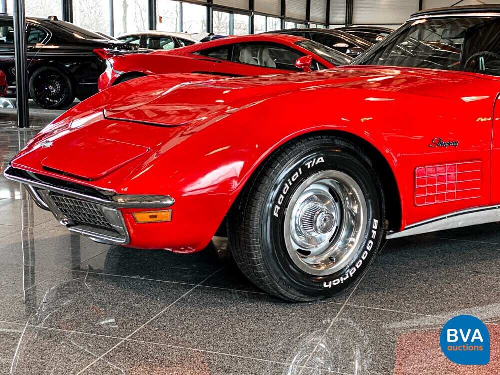 Chevrolet Corvette C3 Convertible Chrome Bumper 210hp 1970.