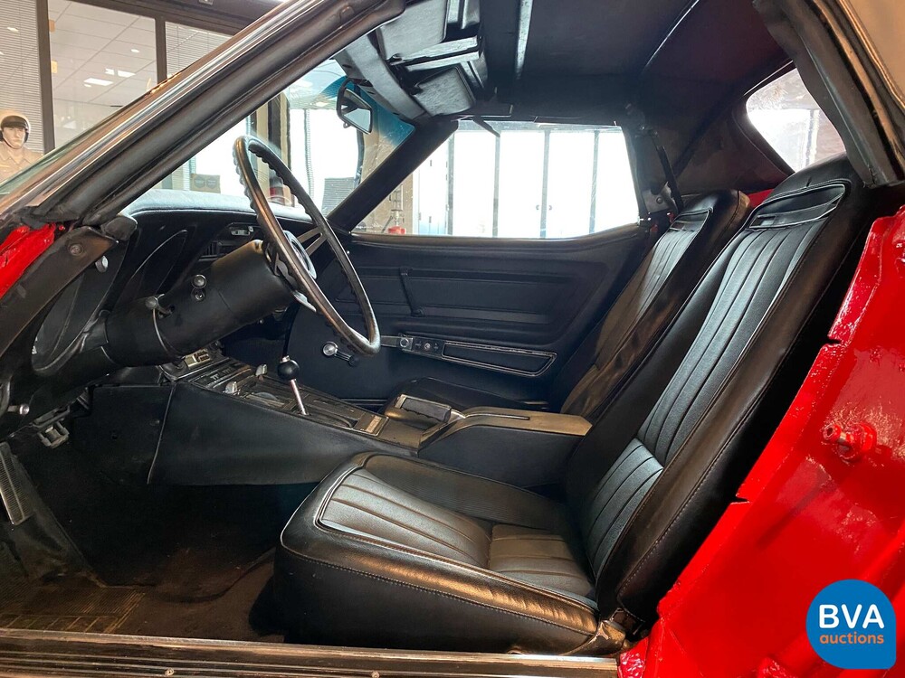 Chevrolet Corvette C3 Convertible Chrome Bumper 210hp 1970.