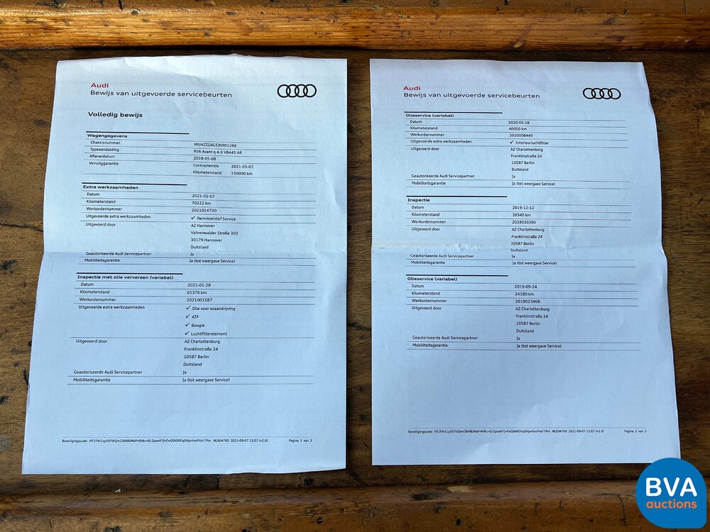 Audi RS6 Performance Avant 4.0 TFSI Quattro 605pk A6 2018, N-712-ZD