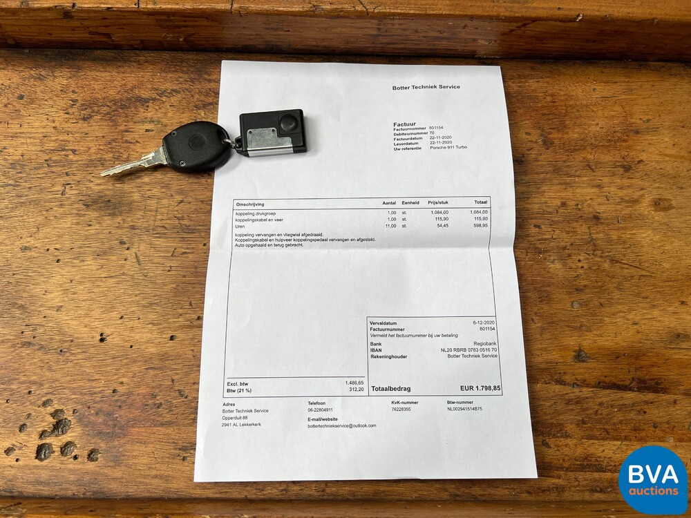 Porsche 911 3.3 Turbo Coupé 320 PS 1986, NV-GR-08.