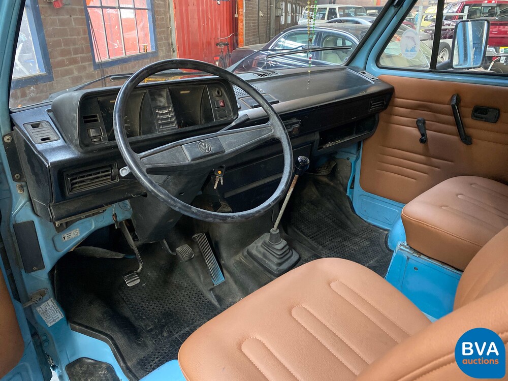 Volkswagen T3 Doka 60pk Transporter Pritsche 1981.