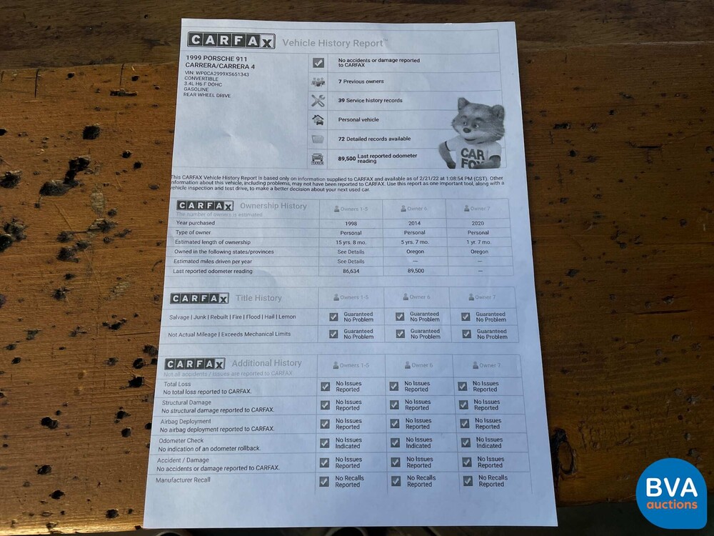 Porsche 911 Convertible 3.4 Carrera 300hp 996 1999 -YOUNGTIMER-.