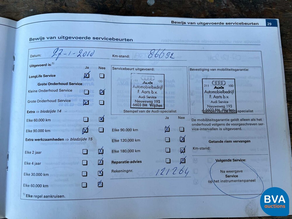 Audi S44.2 V8 Quattro ProLine 344PS 2005 -Org. NL-, 97-RB-XH.