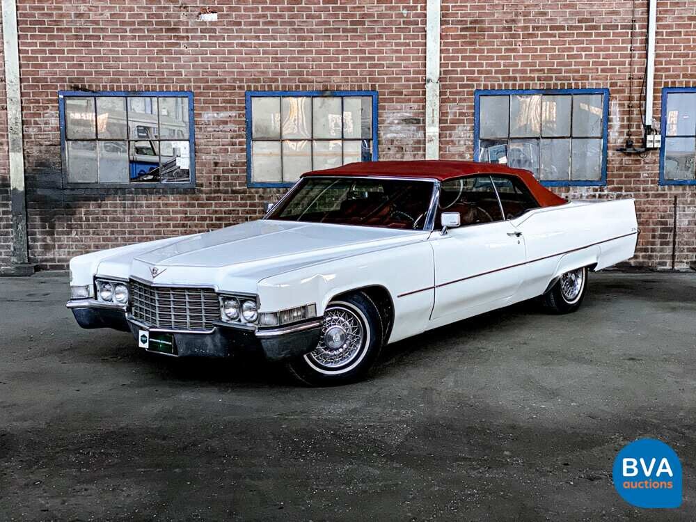Cadillac DeVille 7.7 V8 Convertible 375hp 1969.