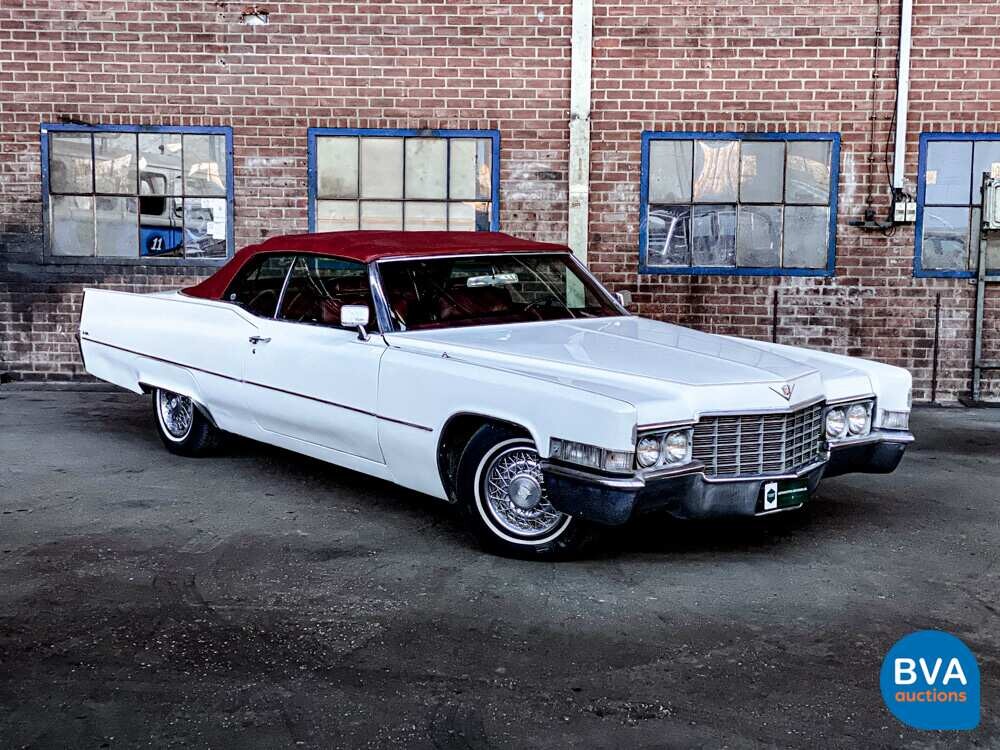 Cadillac DeVille 7.7 V8 Convertible 375hp 1969.