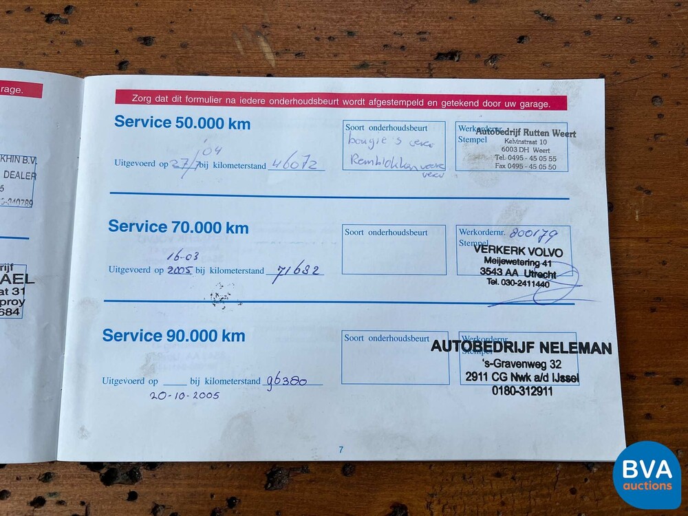 Volvo V70 2.4 Comfortline 7Personen 140PS 2001 -Org. NL-,10-HB-JN.