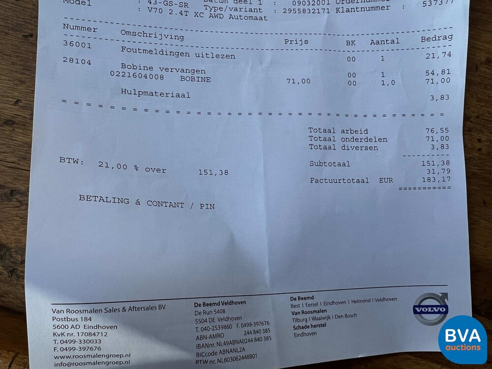 Volvo V70 Cross Country 200hp 2001, 43-GS-SR.