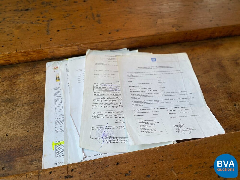 Pontiac Catalina 5.7 V8 175 hp 1963.