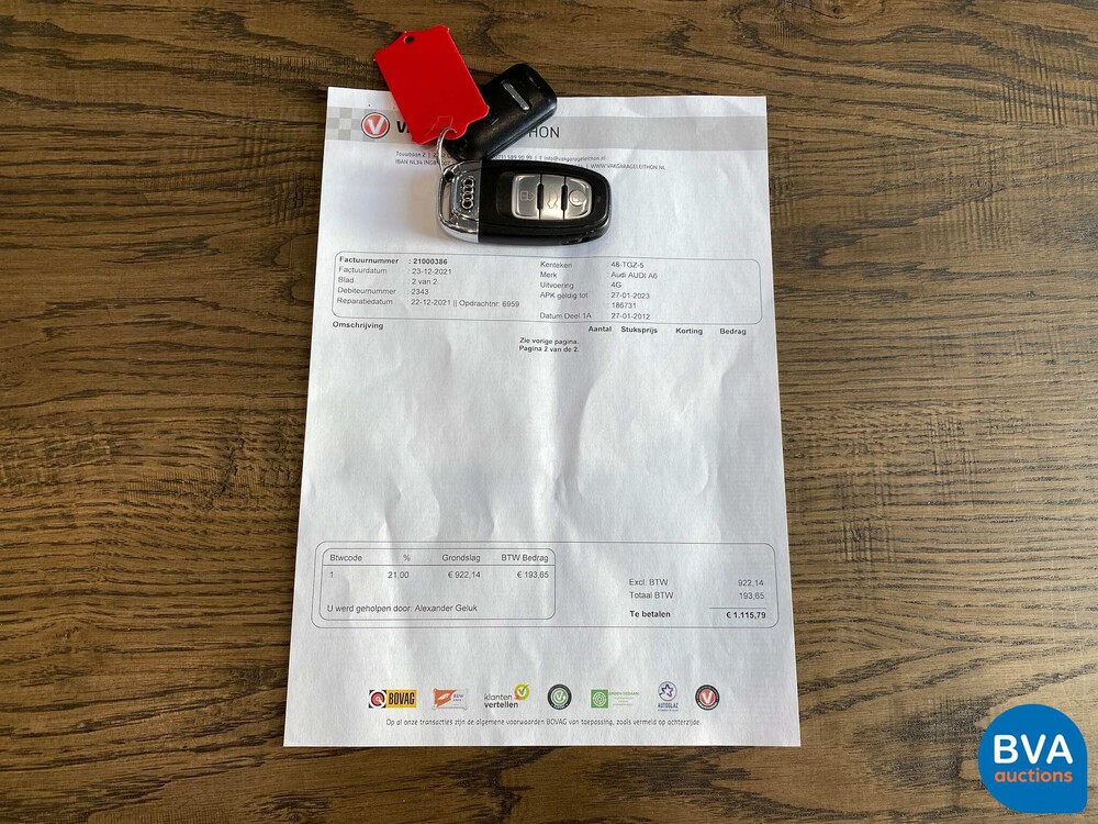 Audi A6 3.0 TFSI quattro Pro Line Plus 299pk 2012 -Org. NL-, 48-TGZ-5