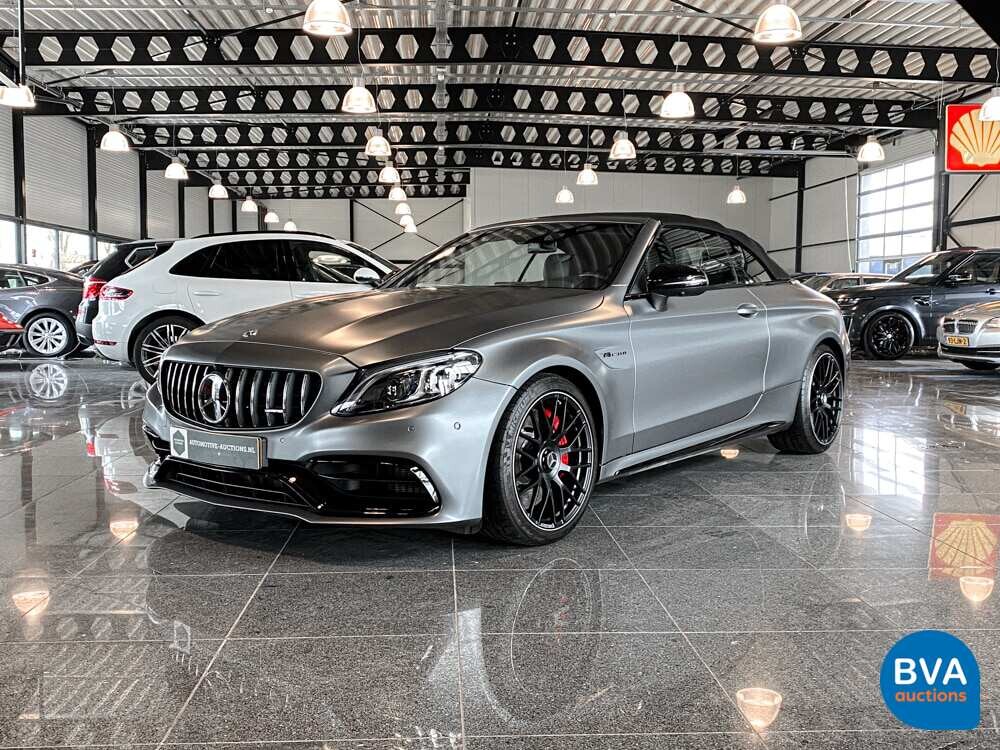 Mercedes-Benz C63s AMG 4.0 V8 Cabriolet C-klasse 510pk 2020 FACELIFT, K-129-DL
