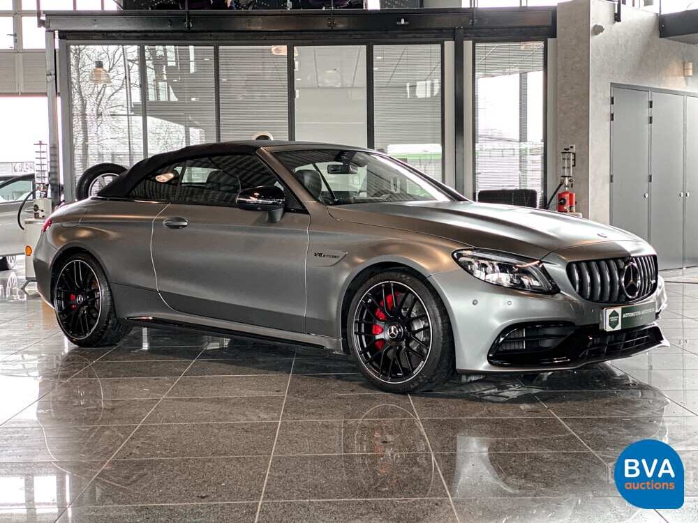 Mercedes-Benz C63s AMG 4.0 V8 Cabriolet C-klasse 510pk 2020 FACELIFT, K-129-DL