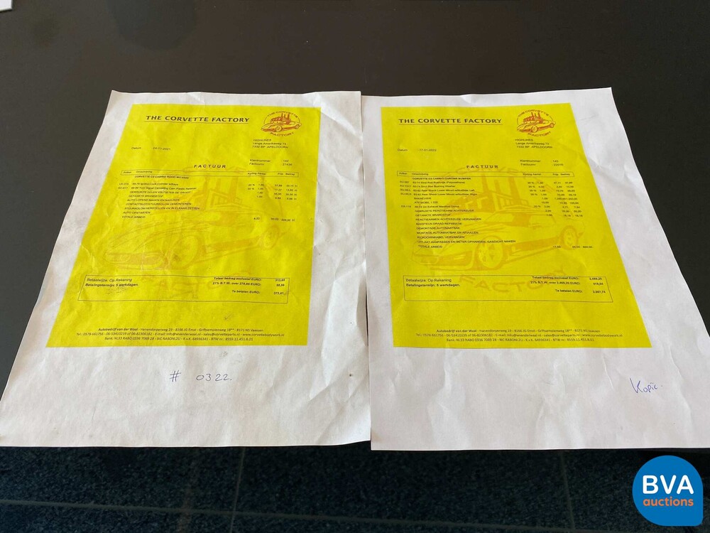 Chevrolet Corvette C3 Cabrio Chrome Bumper 210pk 1970