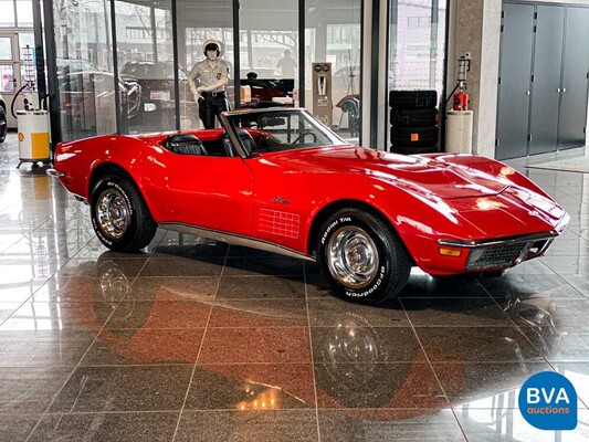 Chevrolet Corvette C3 Convertible Chrome Bumper 210hp 1970.