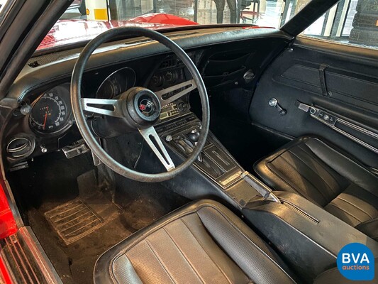 Chevrolet Corvette C3 Convertible Chrome Bumper 210hp 1970.