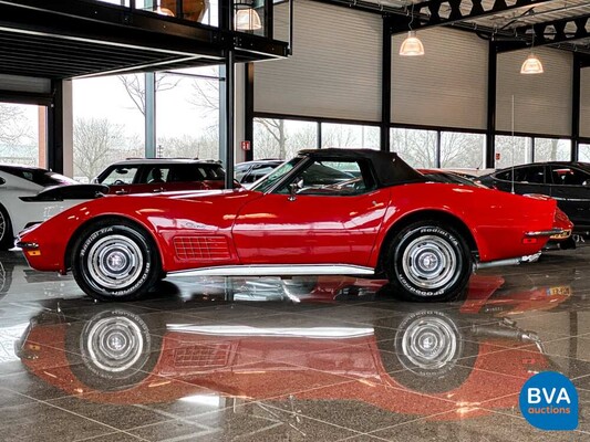 Chevrolet Corvette C3 Convertible Chrome Bumper 210hp 1970.