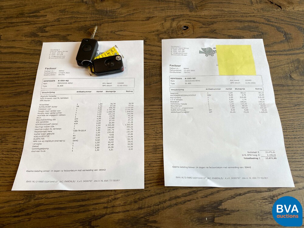 Mercedes-Benz SL600 V12 SL-klasse Cabrio 394pk 1994, K-595-NZ