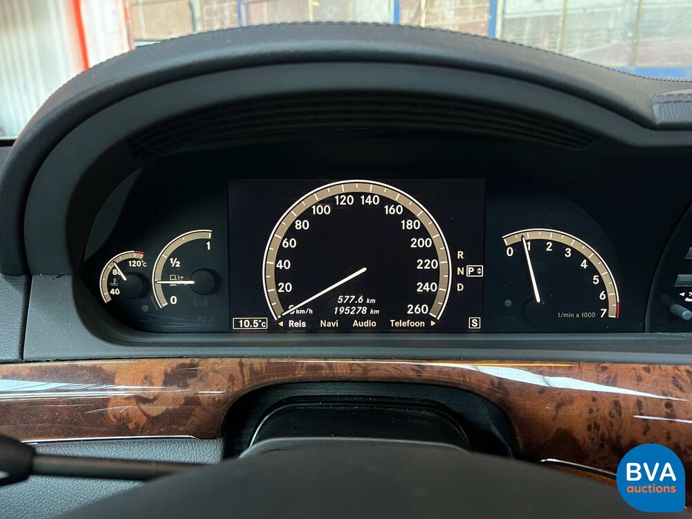 Mercedes-Benz S500 Lang 387pk S-Klasse W221 2005 -Org. NL-, 79-RT-VG