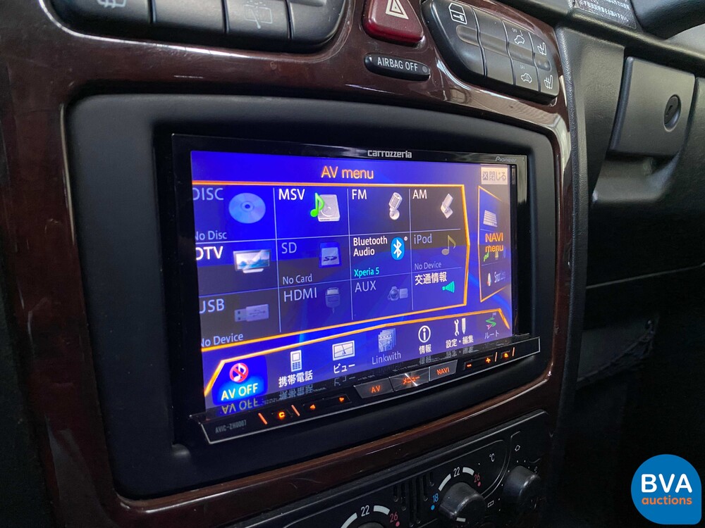 Mercedes G500 AMG Lang 7persoons 296pk 2002 -YOUNGTIMER-