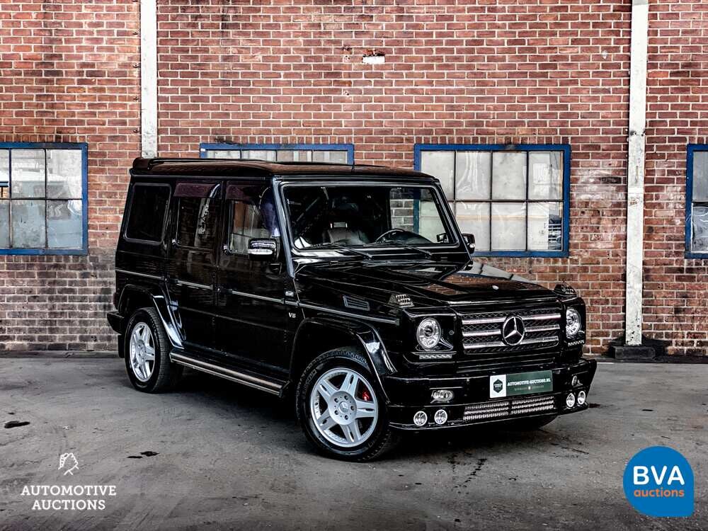 Mercedes G500 AMG Lang 7persoons 296pk 2002 -YOUNGTIMER-