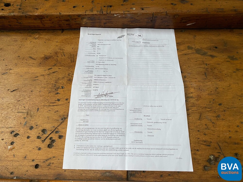 BMW i3 Range Extender 170PS 2014 I3 -Org. NL-, 5-TPP-72.