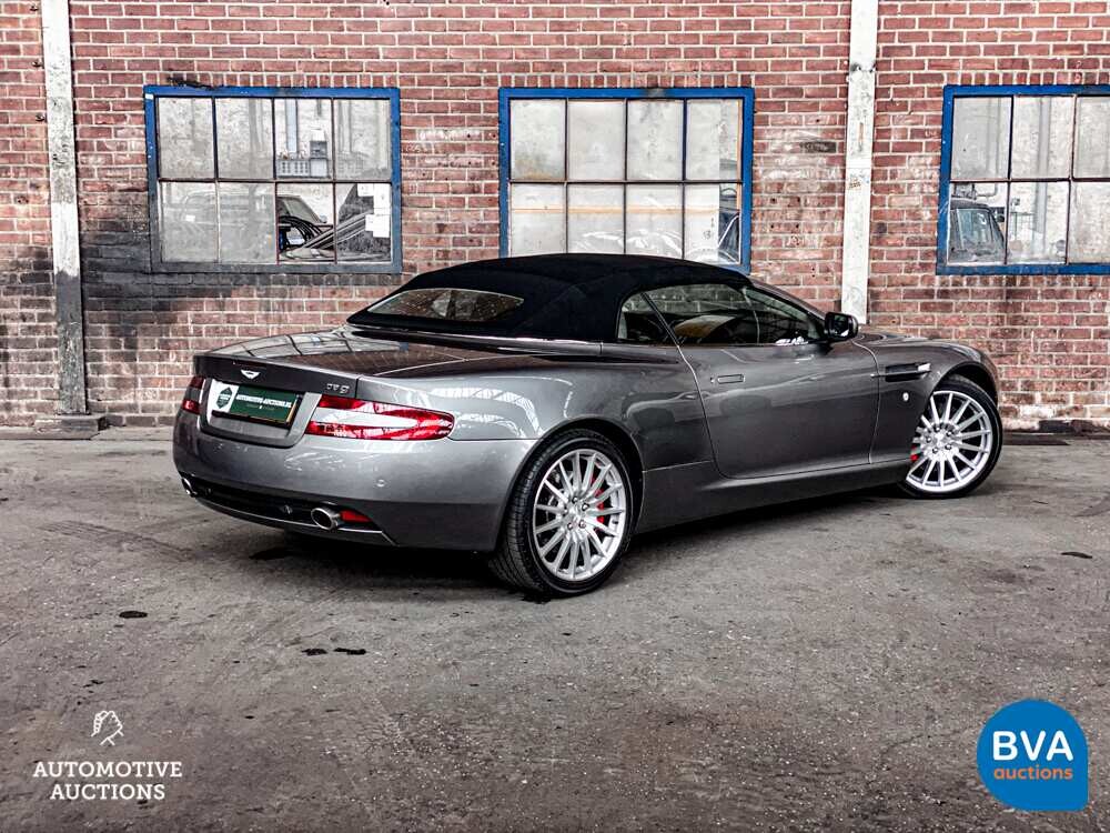 Aston Martin DB9 Volante 5.9 V12 Cabriolet 457pk 2007, TR-753-X