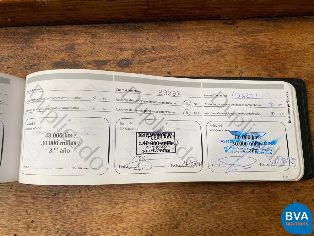 Aston Martin DB9 Volante 5.9 V12 Cabriolet 457pk 2007, TR-753-X