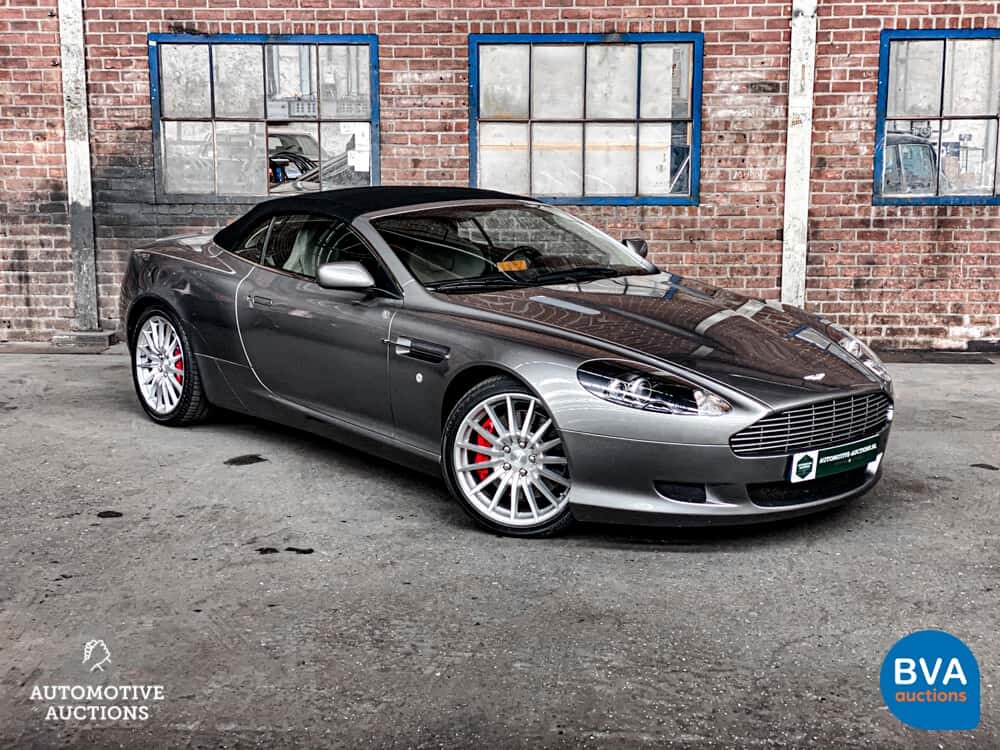 Aston Martin DB9 Volante 5.9 V12 Cabriolet 457pk 2007, TR-753-X