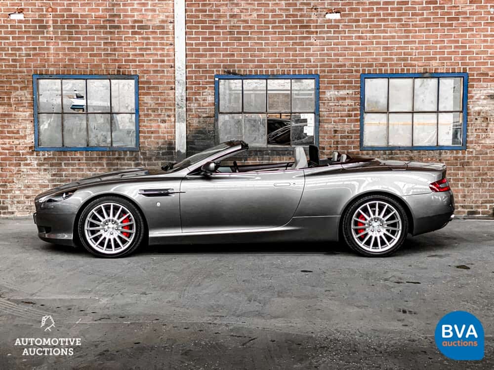 Aston Martin DB9 Volante 5.9 V12 Cabriolet 457pk 2007, TR-753-X