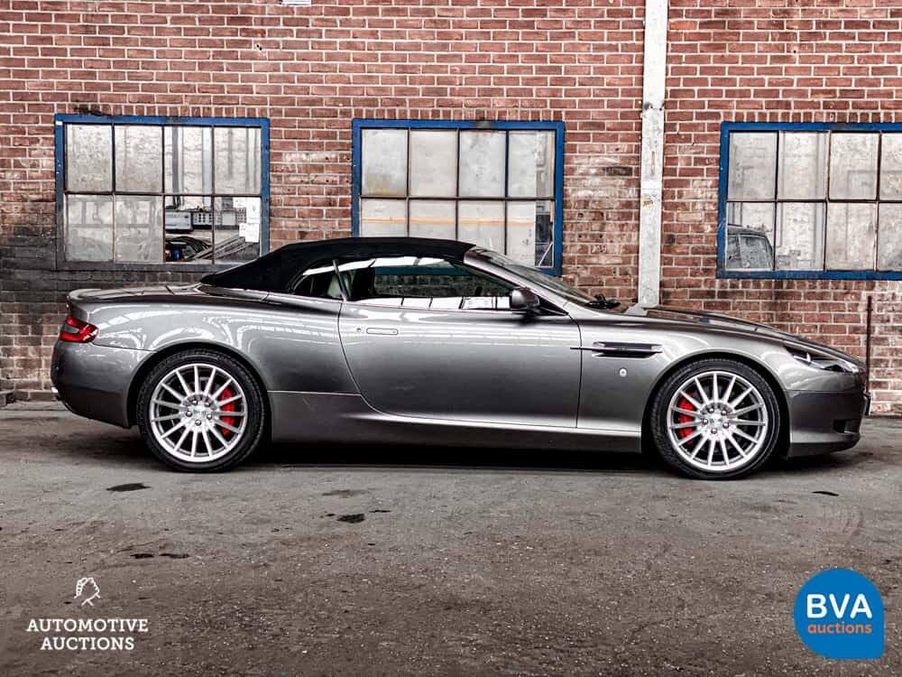Aston Martin DB9 Volante 5.9 V12 Cabriolet 457pk 2007, TR-753-X