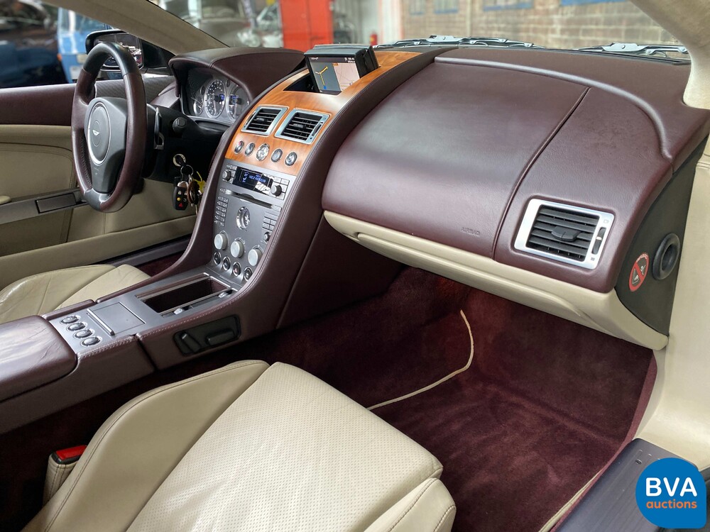 Aston Martin DB9 Volante 5.9 V12 Cabriolet 457pk 2007, TR-753-X