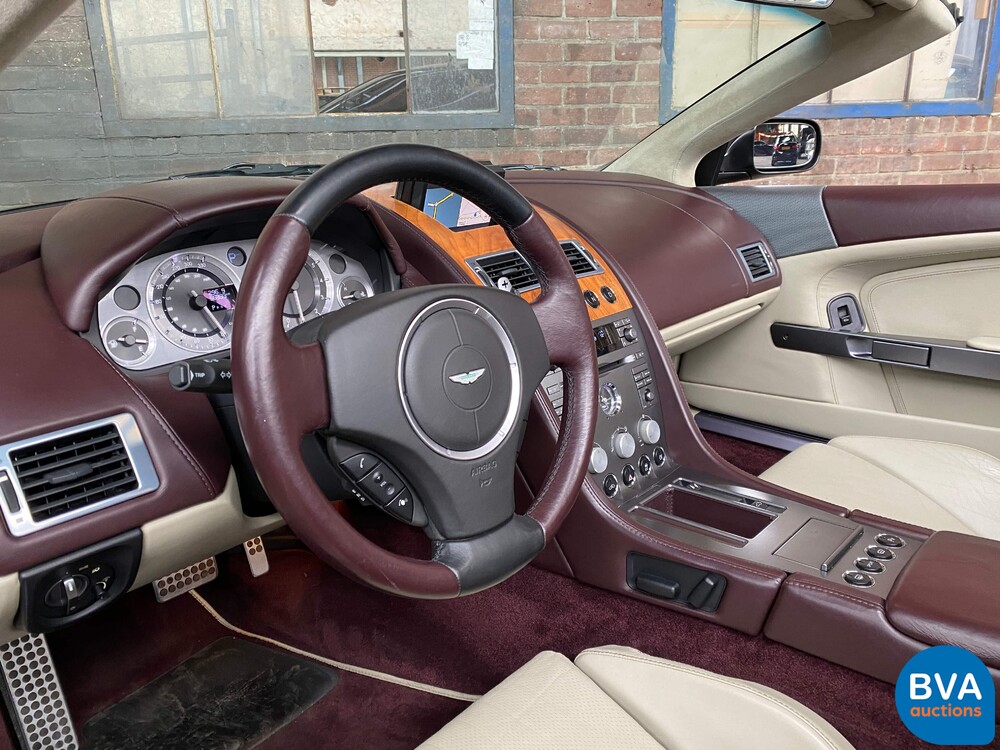 Aston Martin DB9 Volante 5.9 V12 Cabriolet 457pk 2007, TR-753-X