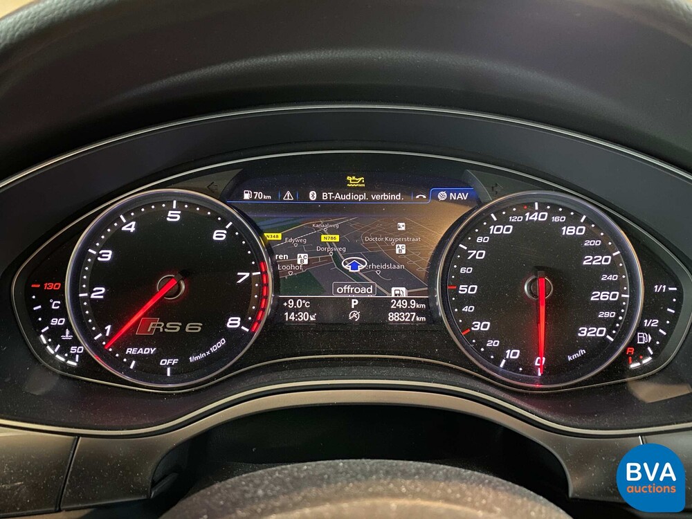 Audi RS6 Avant 4.0 TFSI Quattro Performance Pro Line Plus 605pk 2017, H-115-JD.