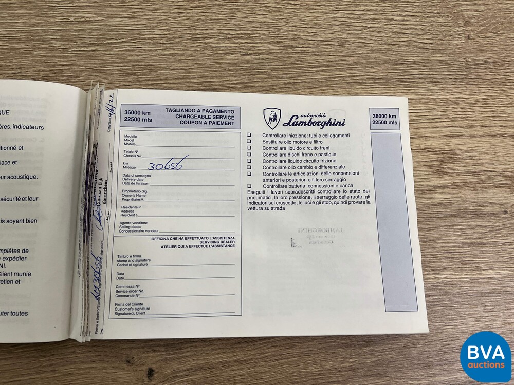 Lamborghini Diablo VT Roadster 5.7L V12 530pk 1996