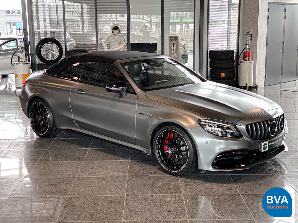 Mercedes-Benz C63s AMG 4.0 V8 Cabriolet C-klasse 510pk 2020 FACELIFT, K-129-DL