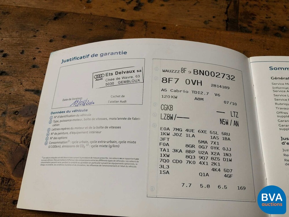 Audi A5 2.7 V6 Cabriolet 190 PS 2010.