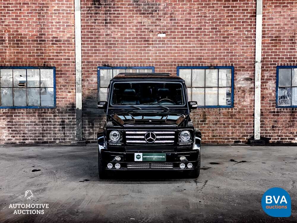 Mercedes G500 AMG Lang 7Personen 296pk 2002 -YOUNGTIMER-.
