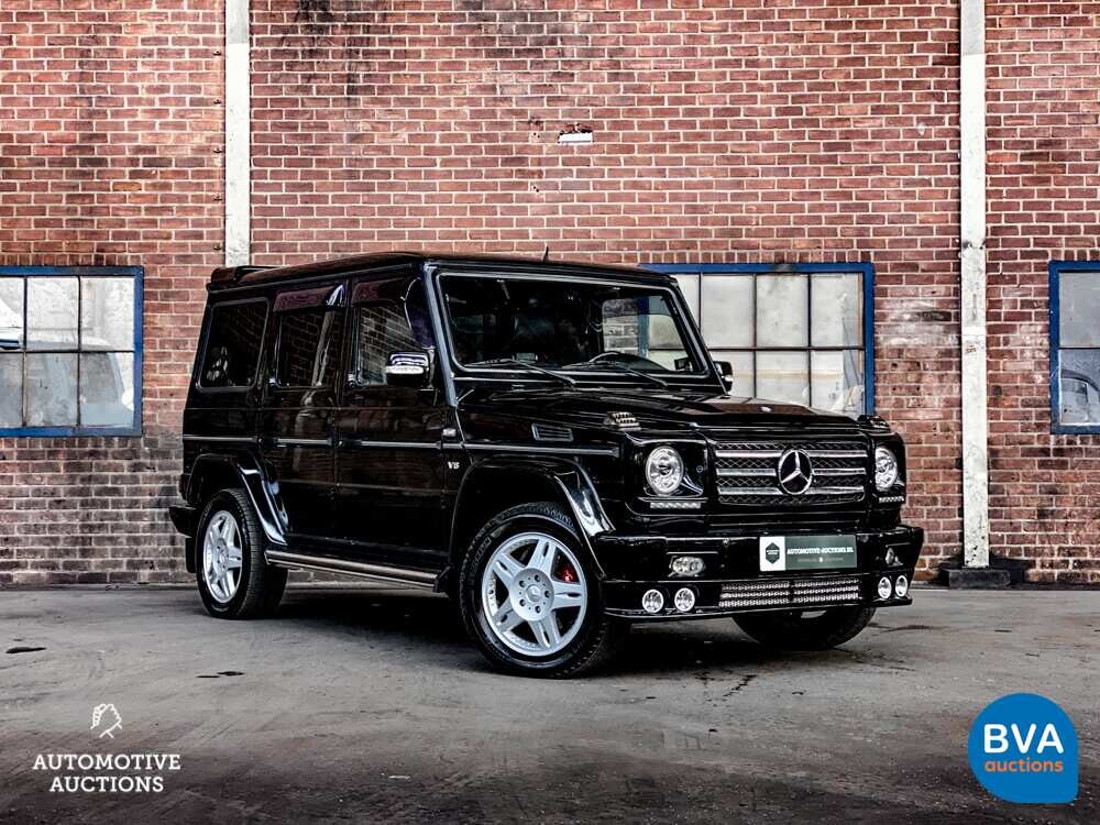 Mercedes G500 AMG Lang 7Personen 296pk 2002 -YOUNGTIMER-.