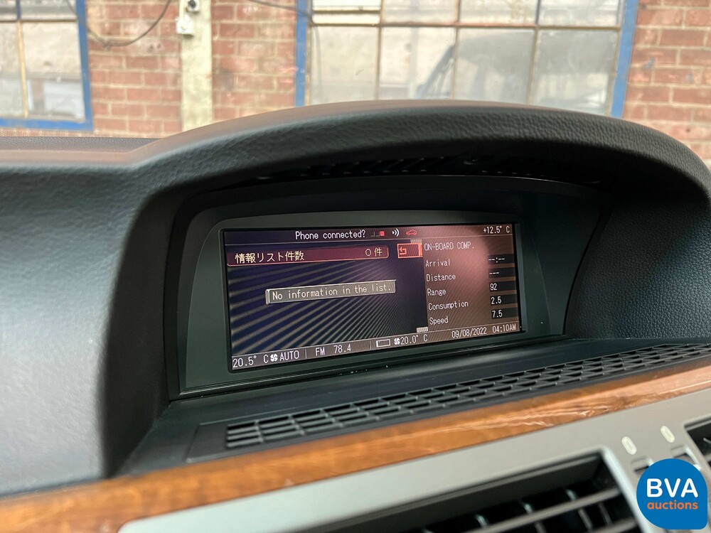 BMW 745i Executive 4.4 V8 333pk E65 7-Serie 2005